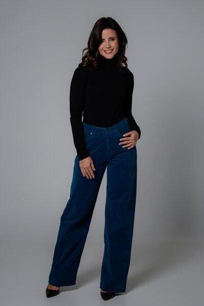 Feuervogl fv-Flor:ence Wide Leg | High Waist | Corduroy