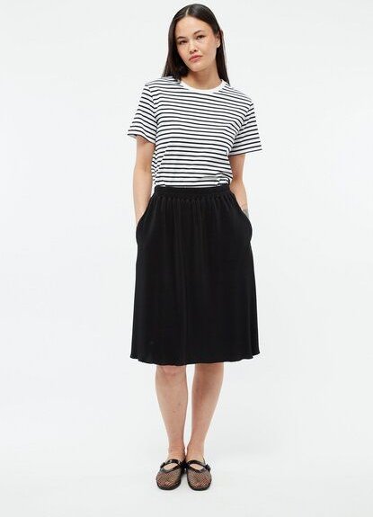 Givn Berlin Plisseerock GBLEONIE aus recyceltem Polyester - Black (Pleats)