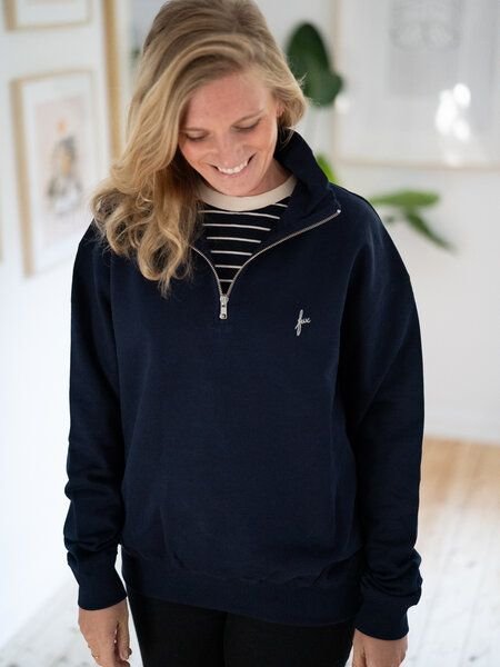 FUXBAU Frauen fux Half Zip Sweater