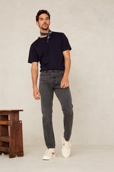 Kings Of Indigo Tappered Jeans - Jerrick Holo Grey Worn