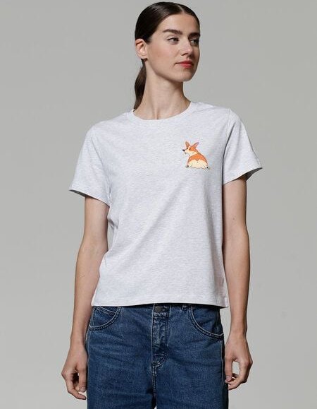 watapparel T-Shirt Frauen Corgi