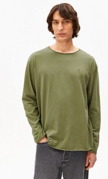 ARMEDANGELS JAAMES BRUSHED Herren Longsleeve aus Bio-Baumwolle