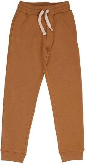 Cotokids Kinder Jogginghose GOTS-zertifiziert aus Bio-Baumwolle warmbraun mit Kordelbund – Walkiddy