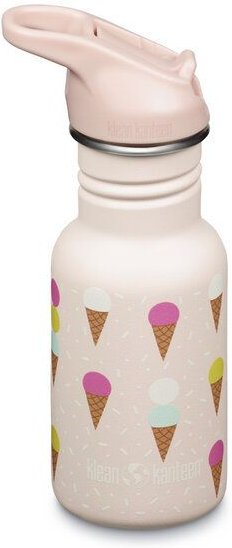 Klean Kanteen Edelstahl Trinkflasche Kid Classic 355ml Flip Sport Cap
