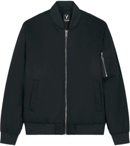 YTWOO Klassische Unisex Bomberjacke aus 100% Recyceltem Polyester