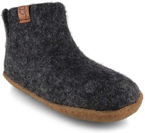 WoolFit Kinder-Hausschuhe Hüttenschuhe aus 100% Wolle