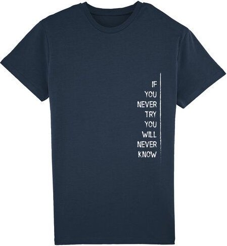 Human Family Herren Bio Sommer T-Shirt - Touch "If U try" in 3 Farben