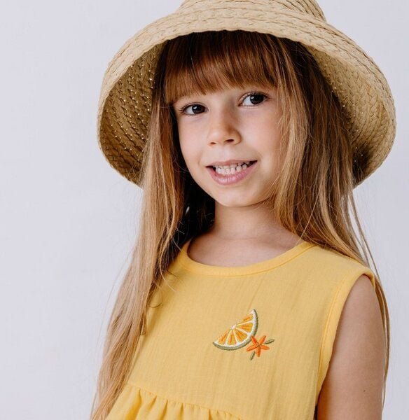 Walkiddy Golden Sun-Sleeveless Dress