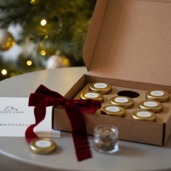 Tante Fine Bio Gewürze 9er Minis * BESTSELLER BOX * von süß bis salzig * Geschenkset