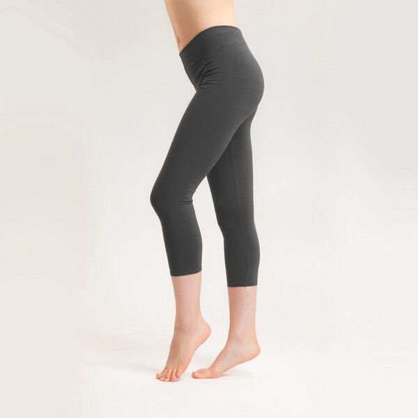 Frija Omina Bio Capri Leggings, 3/4 Leggings dunkel