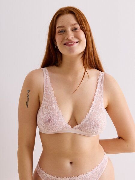 Thumbnail - erlich textil Dreamy Lace Plunge Bra BH mit Spitze aus recyceltem Polyamid, made in Europe