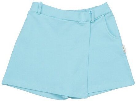 Mädchen Rock – Hellblau aus Bio-Baumwolle, schlicht & kombinierbar, bequem, elastischer Bund, alltagstauglich | Walkiddy