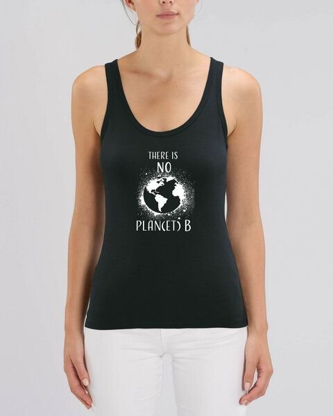 Human Family Bio Damen Sommer Tanktop - Glow "No Planet B" - weitere Farben