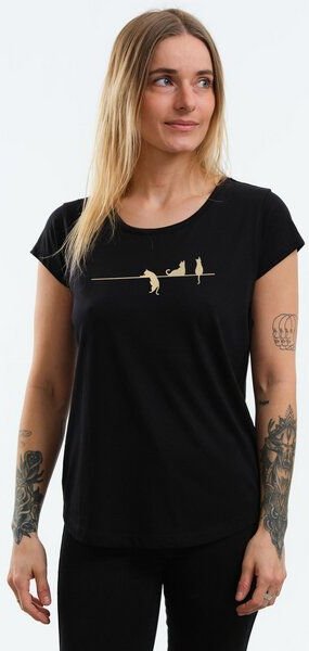 GARY MASH Shirt Asheville Katzen aus Modal®-Mix