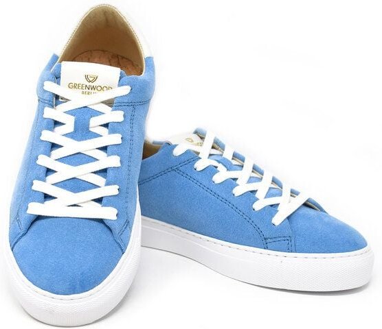 Greenwood Berlin GWB Sneaker Unisex eve Suede hellblau