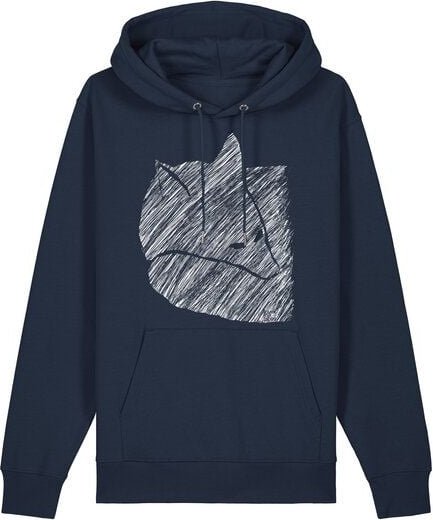 Thumbnail - ilovemixtapes Fuchs 2.0 Bio Hoodie Navy – Nachhaltiger Unisex Hoodie aus 100 % Bio-Baumwolle