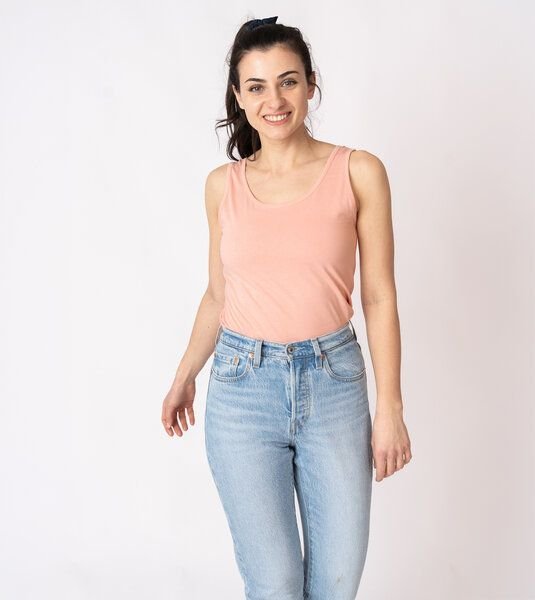 GARY MASH Tanktop Rose aus Biobaumwolle