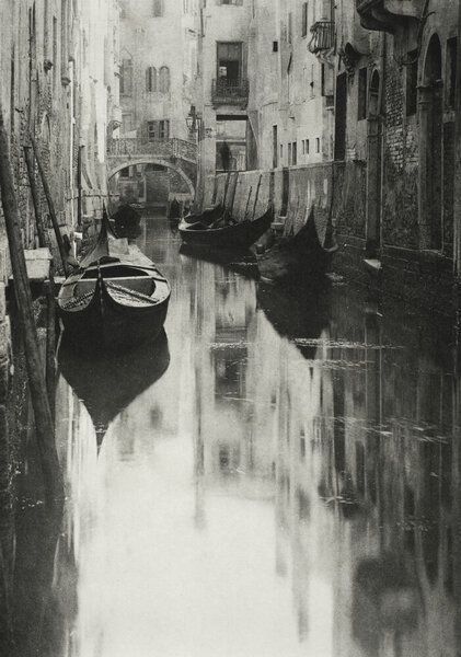Photocircle Wandbild / Kunstdruck / Poster / Leinwand - Alfred Stieglitz: Venezianischer Kanal