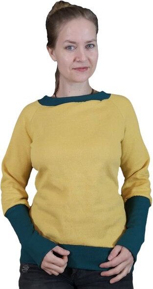 liebewicht Pullover Sweatshirt kurz mit langen Bündchen