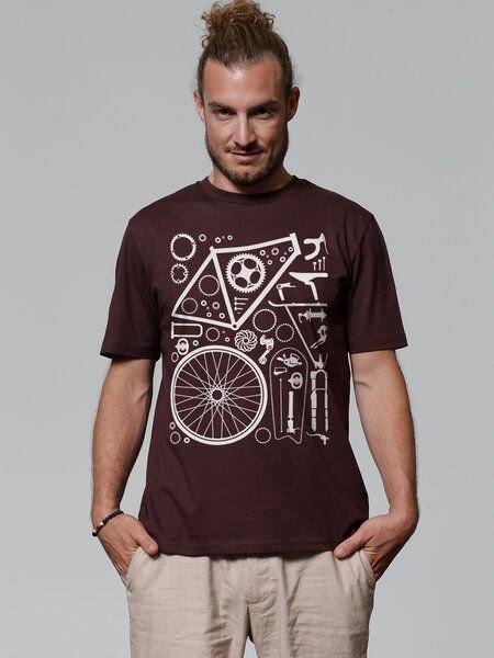 watapparel T-Shirt Unisex Fahrradteile