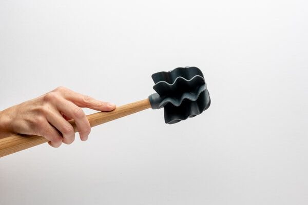 SAUBA LOOWY Toilettenbürste | Wechselkopf dunkelgrau