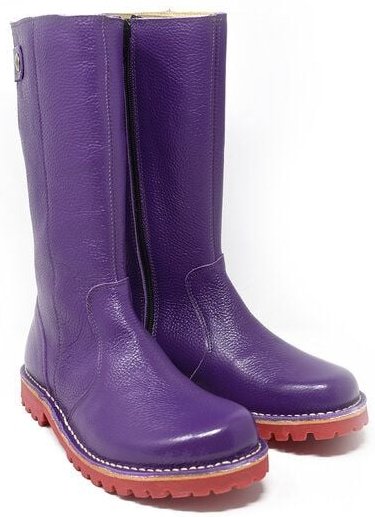 Grünbein Shoes Stiefel Charlotte Naturform lose Einlage lila