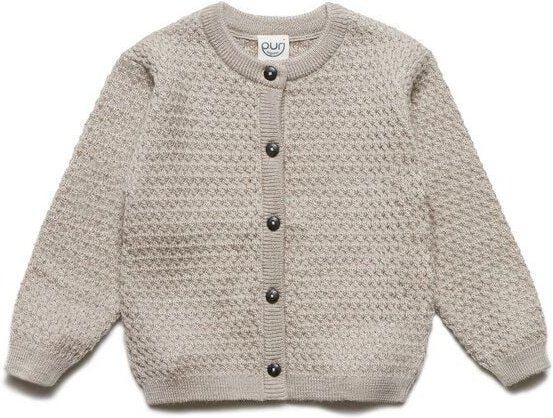 Puri Organic Baby Cardigan Struktur Merinowolle