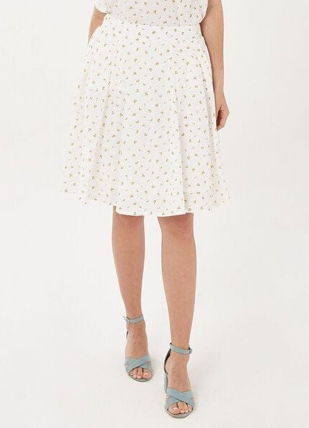 ORGANICATION Rock aus Bio-Baumwolle mit Allover-Print