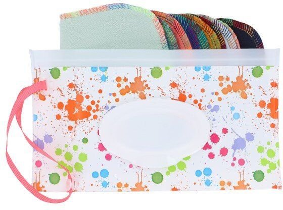 NoWaste Wrapping NoWaste Feuchttücher Box waschbar wiederverwendbar Baby ver. Motive
