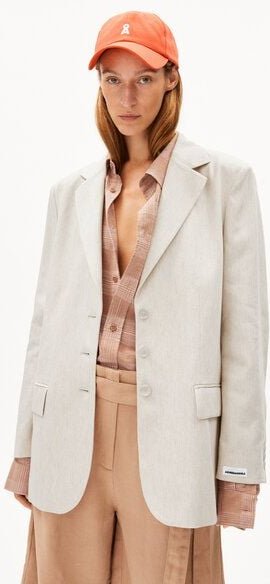 ARMEDANGELS PAULILAA LINO HEAVY - Damen Blazer Loose Fit aus Leinen-Mix