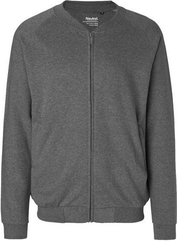 Neutral® Herren Unisex Sweatjacke ohne Kapuze