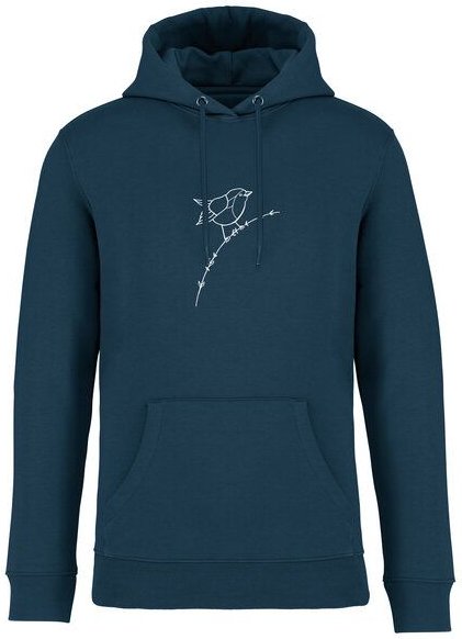Greeenspired Basic Bio Hoody Nr. 4 Rotkehlchen 350g/m² XXS - 4 XL