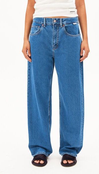 Thumbnail - ARMEDANGELS HAAYI Damen Baggy Jeans recycelte Baumwolle