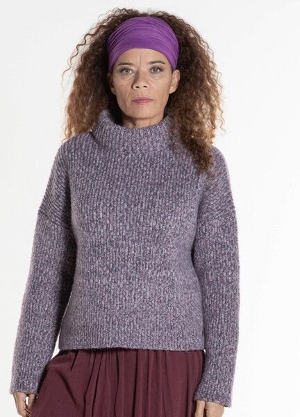 Alma & Lovis Multicolor Rippenpullover im Alpaka-Mix | Fancy Rolli
