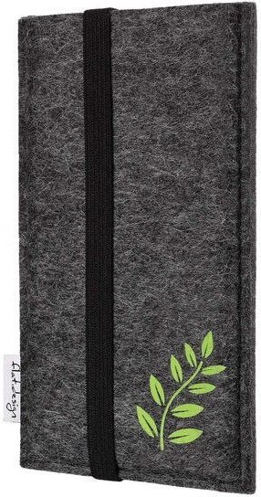 flat.design Handyhülle COIMBRA mit Farnblatt für Huawei P-Serie - VEGAN - Tasche