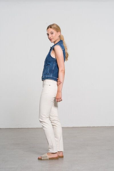 Feuervogl fv-Sa:na Vest | Hemp Denim