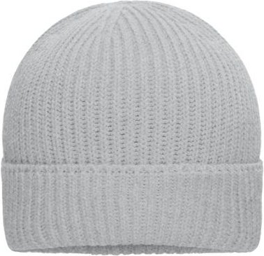 Daiber Bio-Baumwolle Beanie Wintermütze Ripp-Design