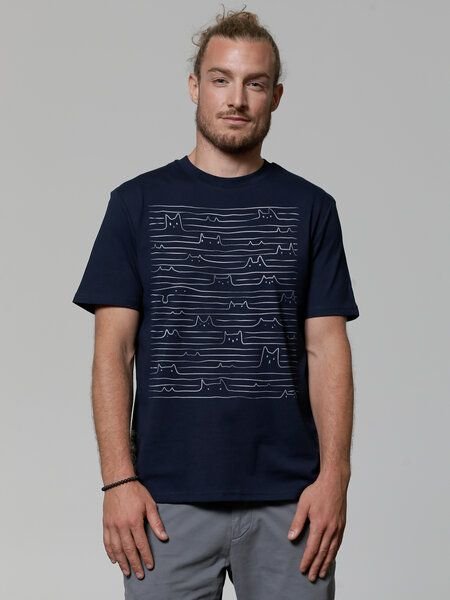 watapparel T-Shirt Unisex Doodle Cats