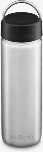 Klean Kanteen Edelstahl Trinkflasche 800ml Wide mit Loop Cap