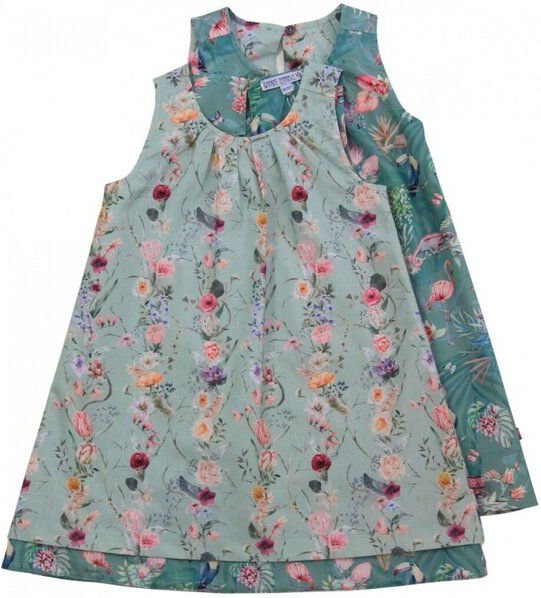 Enfant Terrible Wendekleid Blumen-Dschungel mint-salbei