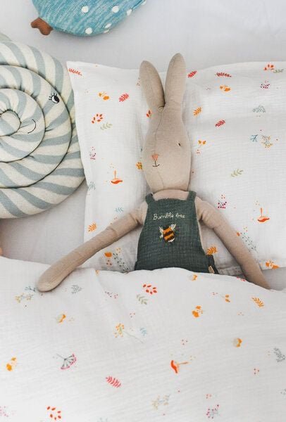 Little Boar Kinder Bettwäsche I Forest & Flowers