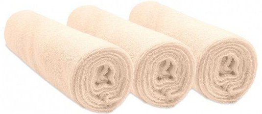 Easy Dort Biobaumwoll-Ersatzbezug für Wickelauflage 50x70 50x75 - 3 Stück