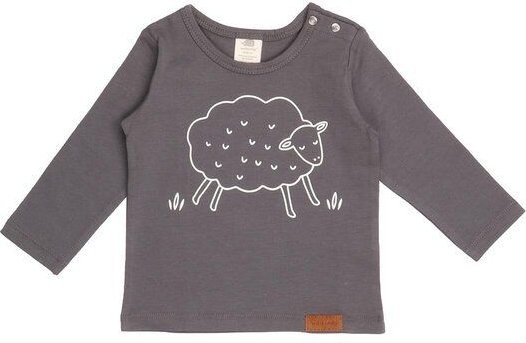 Bio Langarmshirt Kinder grau Walkiddy – Nachhaltig, GOTS zertifiziert, 95% Bio-Baumwolle, umweltfreundlich, komfortabel,...