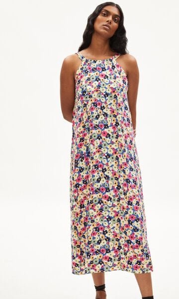 Thumbnail - ARMEDANGELS THORAA PAINTED BLOOM - Damen Webkleid Regular Fit aus LENZING ECOVERO Viskose