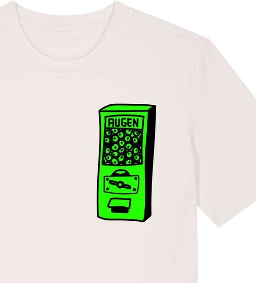 päfjes Der Augen Automat - Kaugummiautomat - Fair Wear Unisex Bio T-Shirt