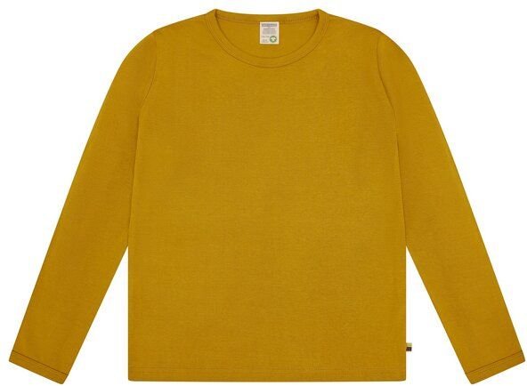 loud + proud Kinder Shirt langarm uni, GOTS-zertifiziert