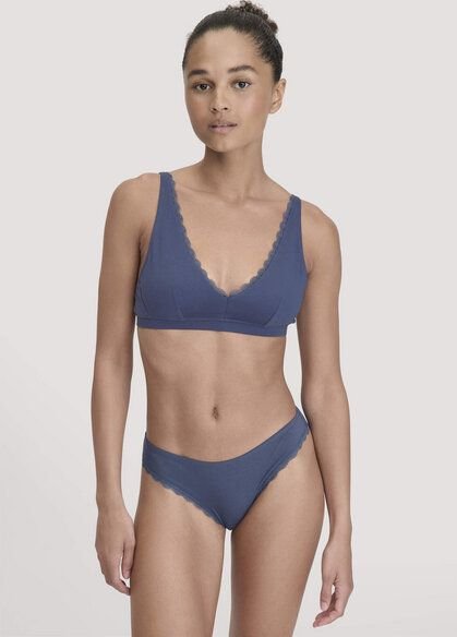 hessnatur Slip COTTON FEELING LACE aus Bio-Baumwolle