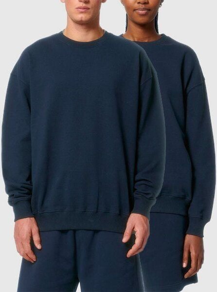 YTWOO Oversized Sweatshirt aus reiner Bio-Baumwolle, Dry Handfeel