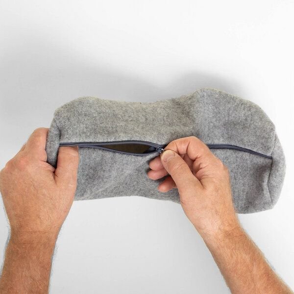 nahtur-design Kissenbezug für Nackenrollen | 100% Flauschloden