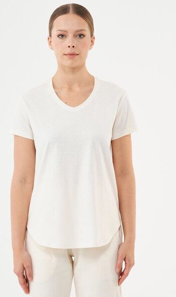 Thumbnail - ORGANICATION ESSENTIALS-TUBA- Basic T-Shirt aus Bio-Baumwolle mit V-Ausschnitt